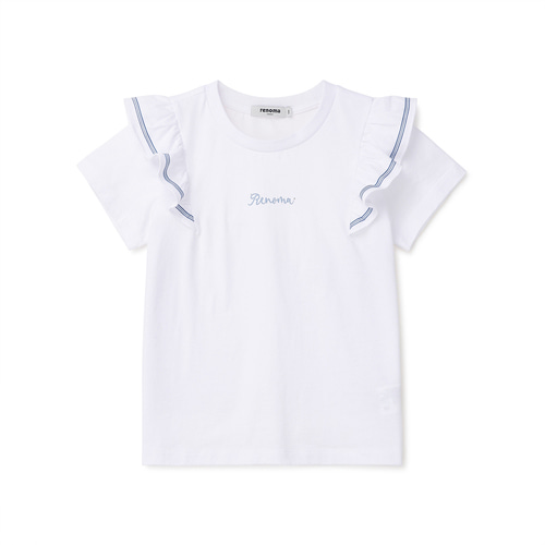 [레노마키즈]여아스무디 셔링 티셔츠 화이트(R2222T167_01)